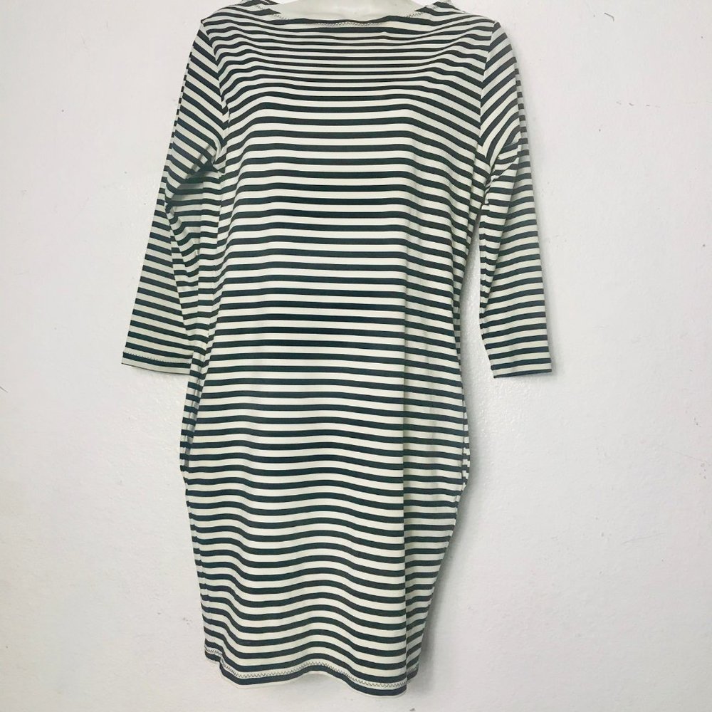 Juicy Couture Stripped Nautical Shift Dress Size Small
